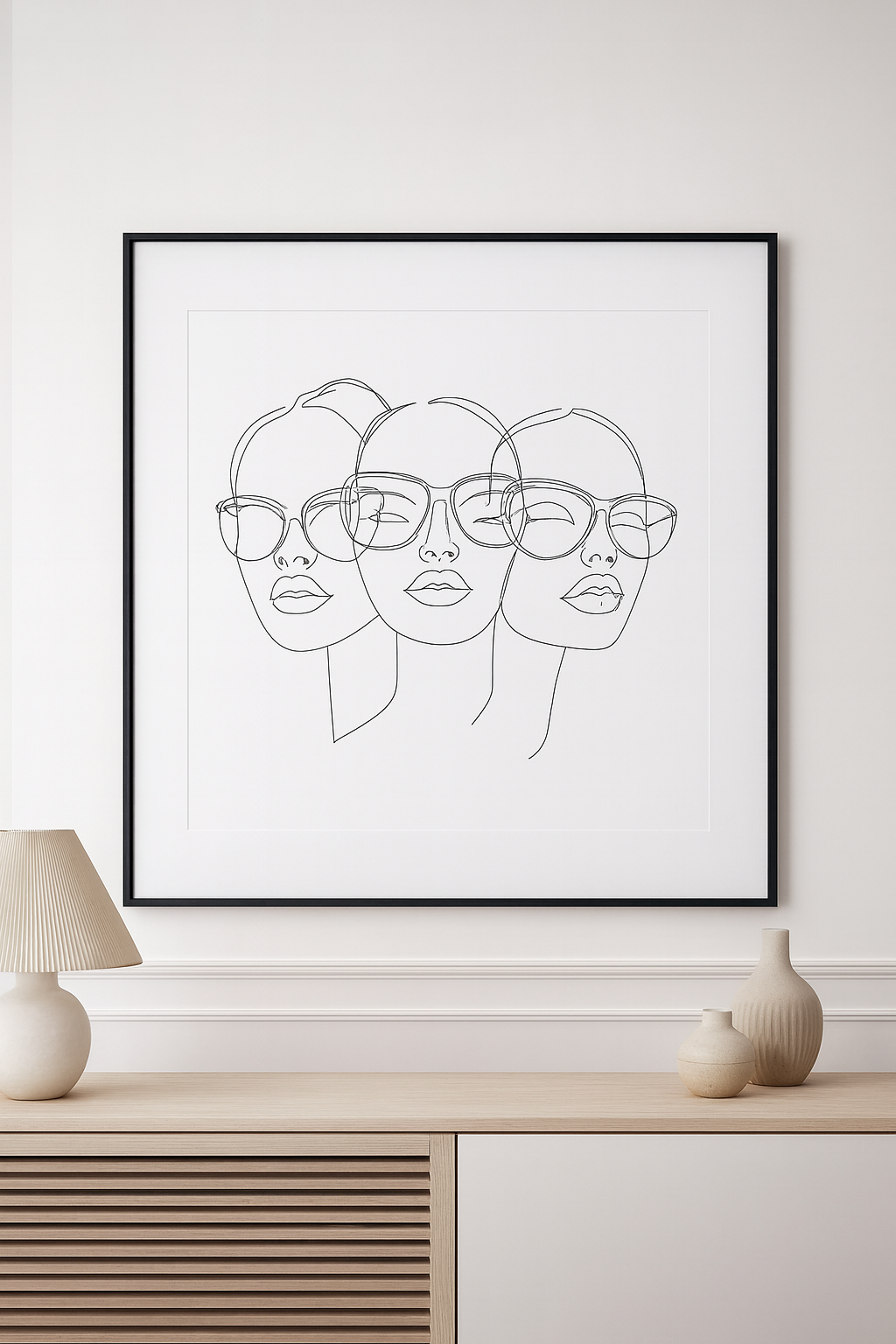 Visages lunettes